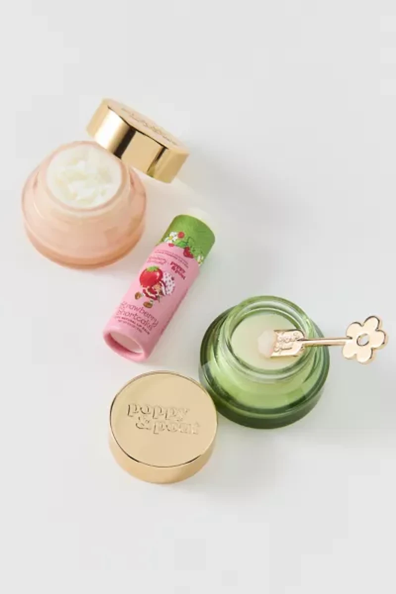 Poppy & Pout X Strawberry Shortcake Lip Care Trio Set