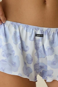 Calvin Klein Signature Satin Tap Boyshort Undies