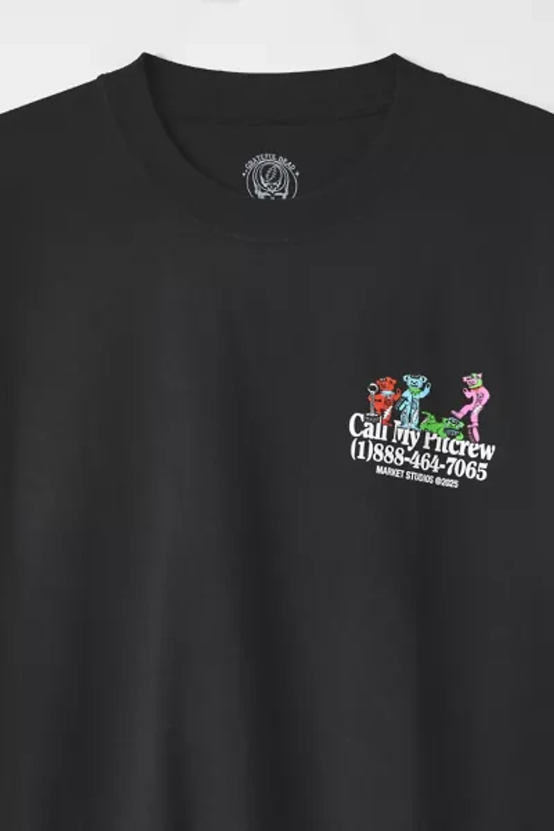 Market X Grateful Dead Call My Pitcrew Graphic Tee