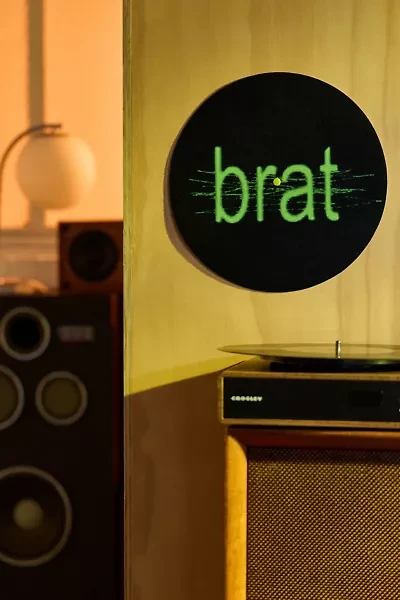 Charli xcx UO Exclusive Brat Turntable Slipmat