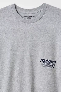 Museum Of Peace & Quiet Racing Flag Graphic Tee