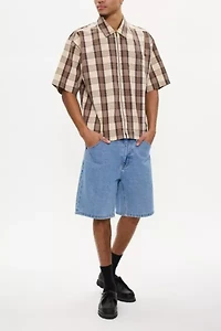 Abrand Bobby Striped Zip Shirt
