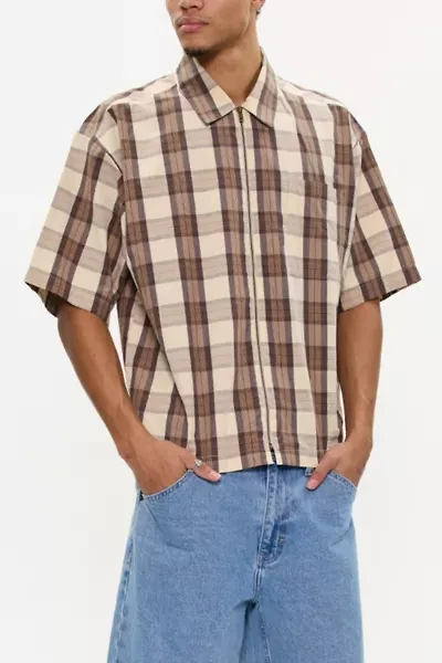 Abrand Bobby Striped Zip Shirt