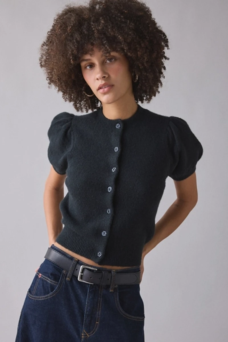 Kimchi Blue Kate Puff Short Sleeve Cardigan