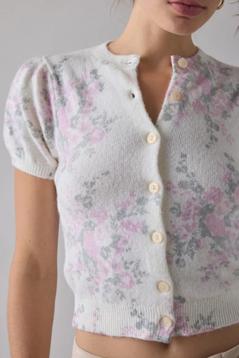 Kimchi Blue Kate Puff Short Sleeve Cardigan