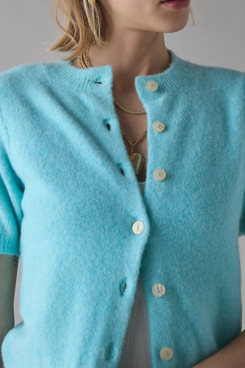 Kimchi Blue Kate Puff Short Sleeve Cardigan