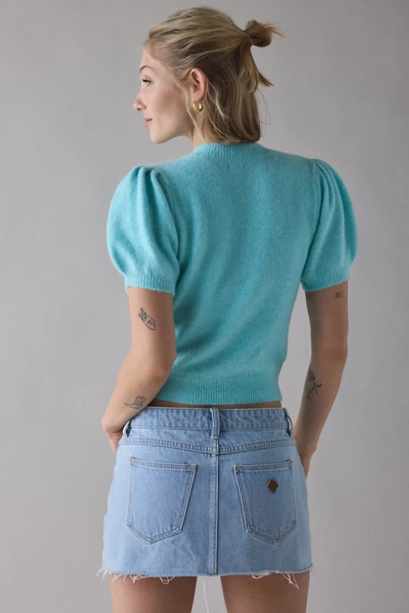 Kimchi Blue Kate Puff Short Sleeve Cardigan