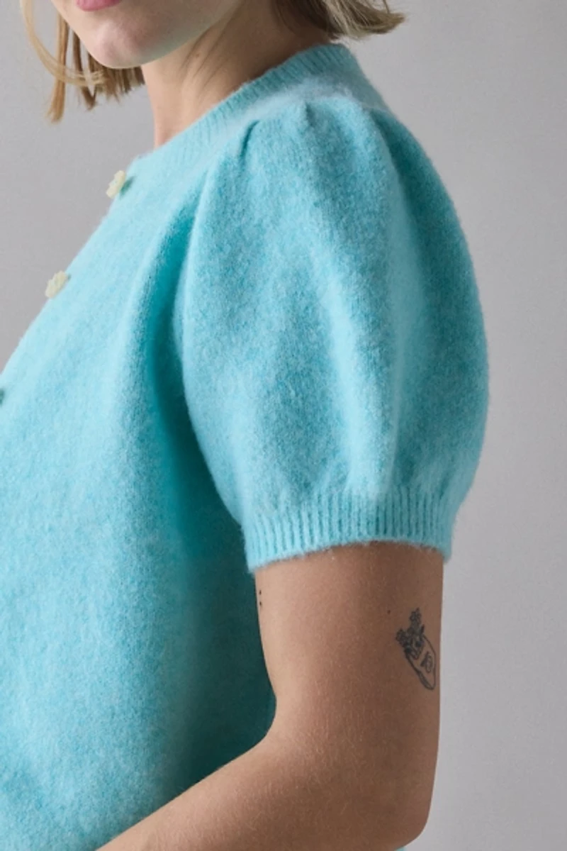 Kimchi Blue Kate Puff Short Sleeve Cardigan