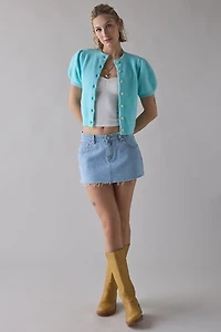 Kimchi Blue Kate Puff Short Sleeve Cardigan