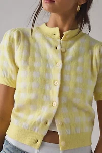 Kimchi Blue Kate Puff Short Sleeve Cardigan