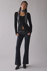 Kimchi Blue Frankie Scoop Neck Flyaway Cardigan