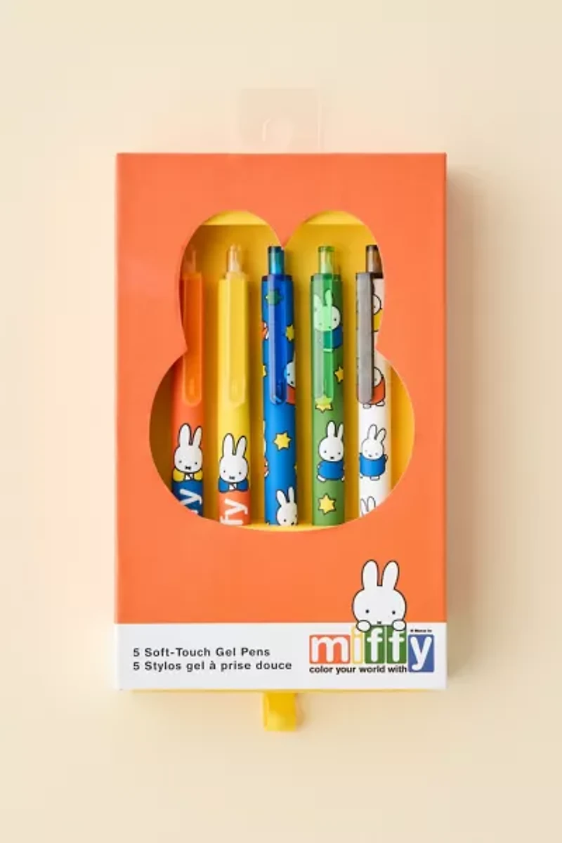 Miffy Soft-Touch Gel Pen Set