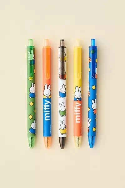 Miffy Soft-Touch Gel Pen Set