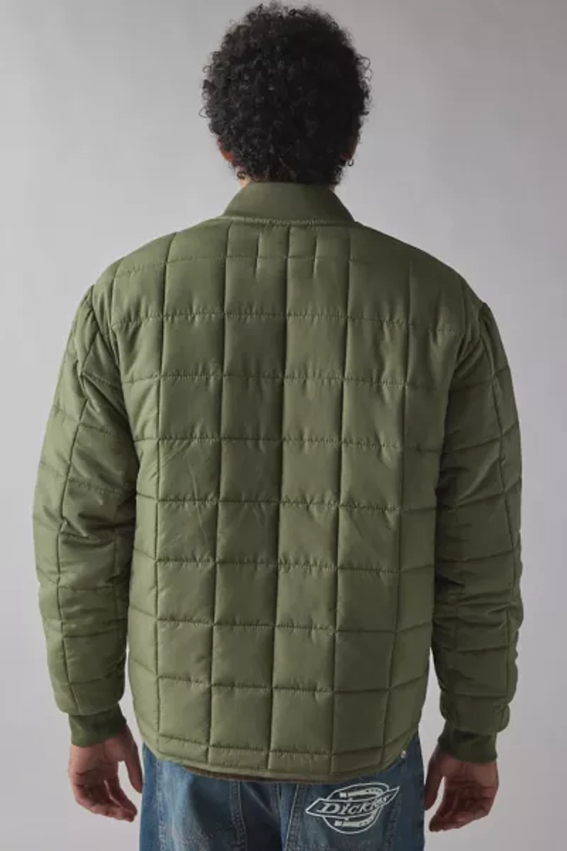 BDG Quilted Bomber Jacket