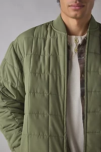 BDG Quilted Bomber Jacket