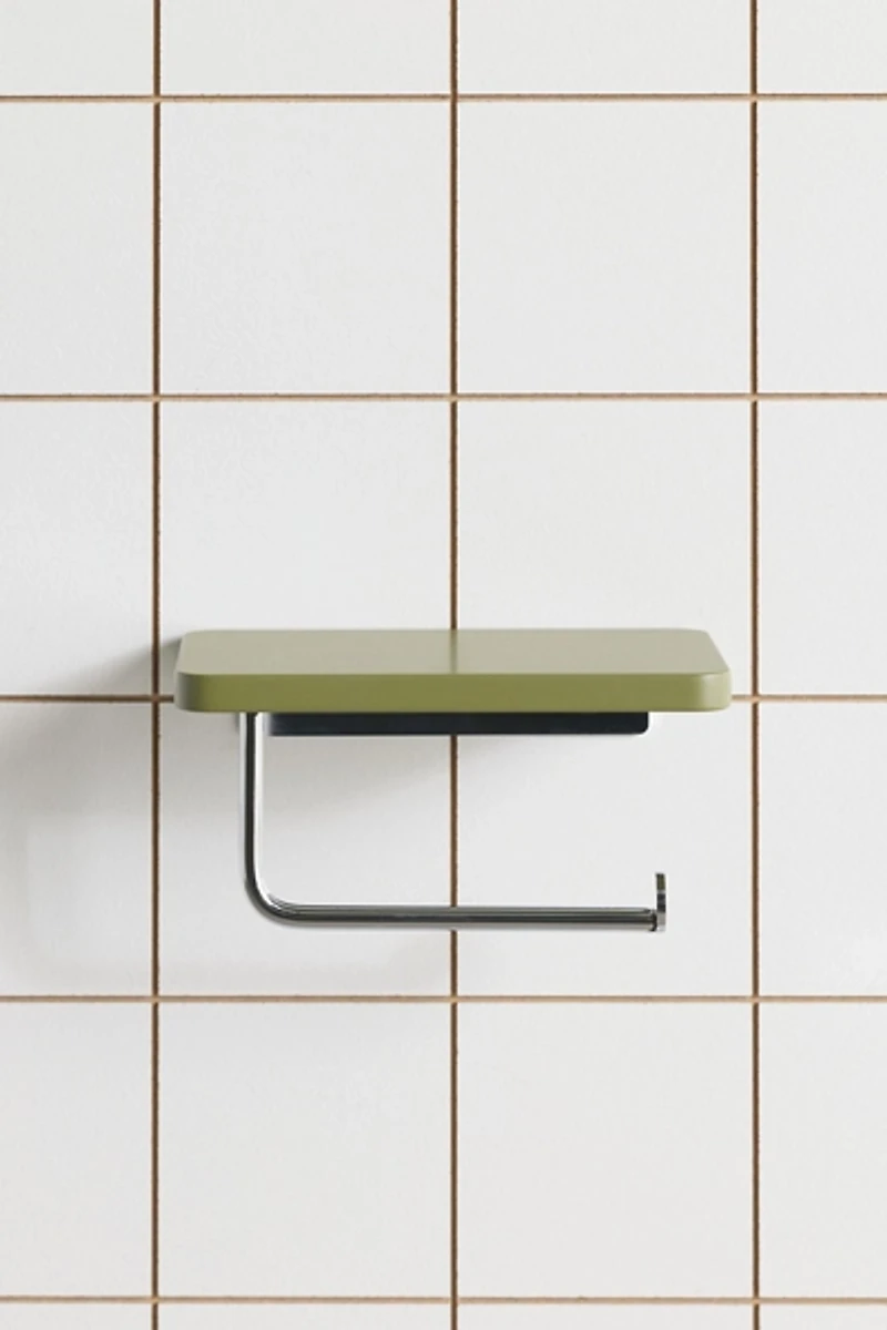 Boden Toilet Paper Holder & Storage Shelf