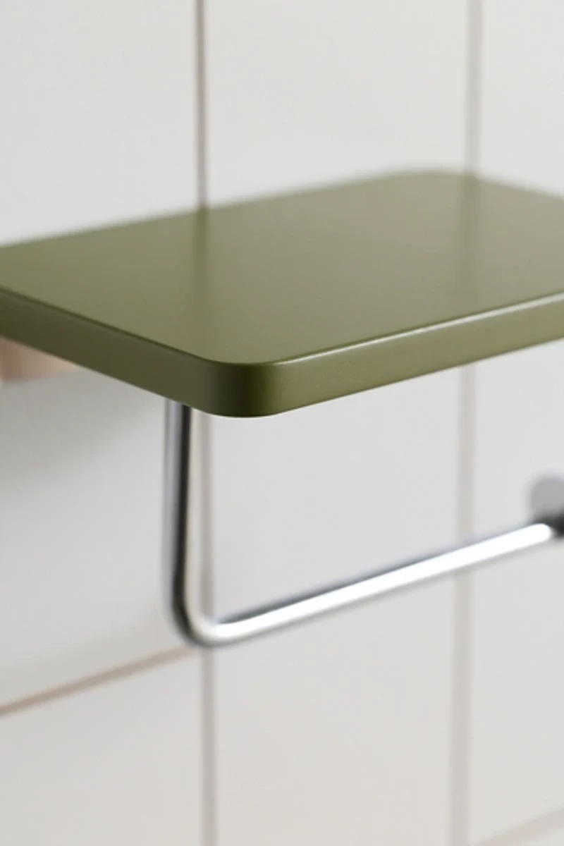 Boden Toilet Paper Holder & Storage Shelf