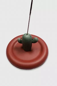 Acquired Taste Charming Cactus Incense Holder + Coaster