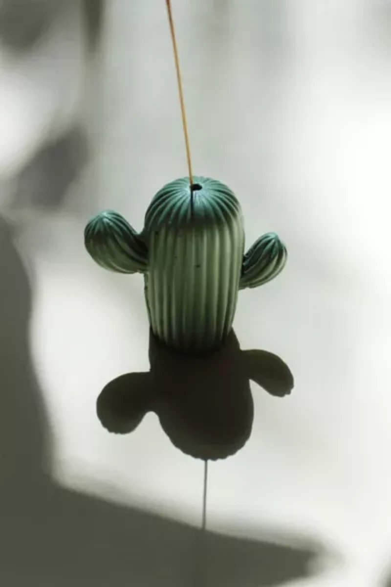 Acquired Taste Charming Cactus Incense Holder + Coaster