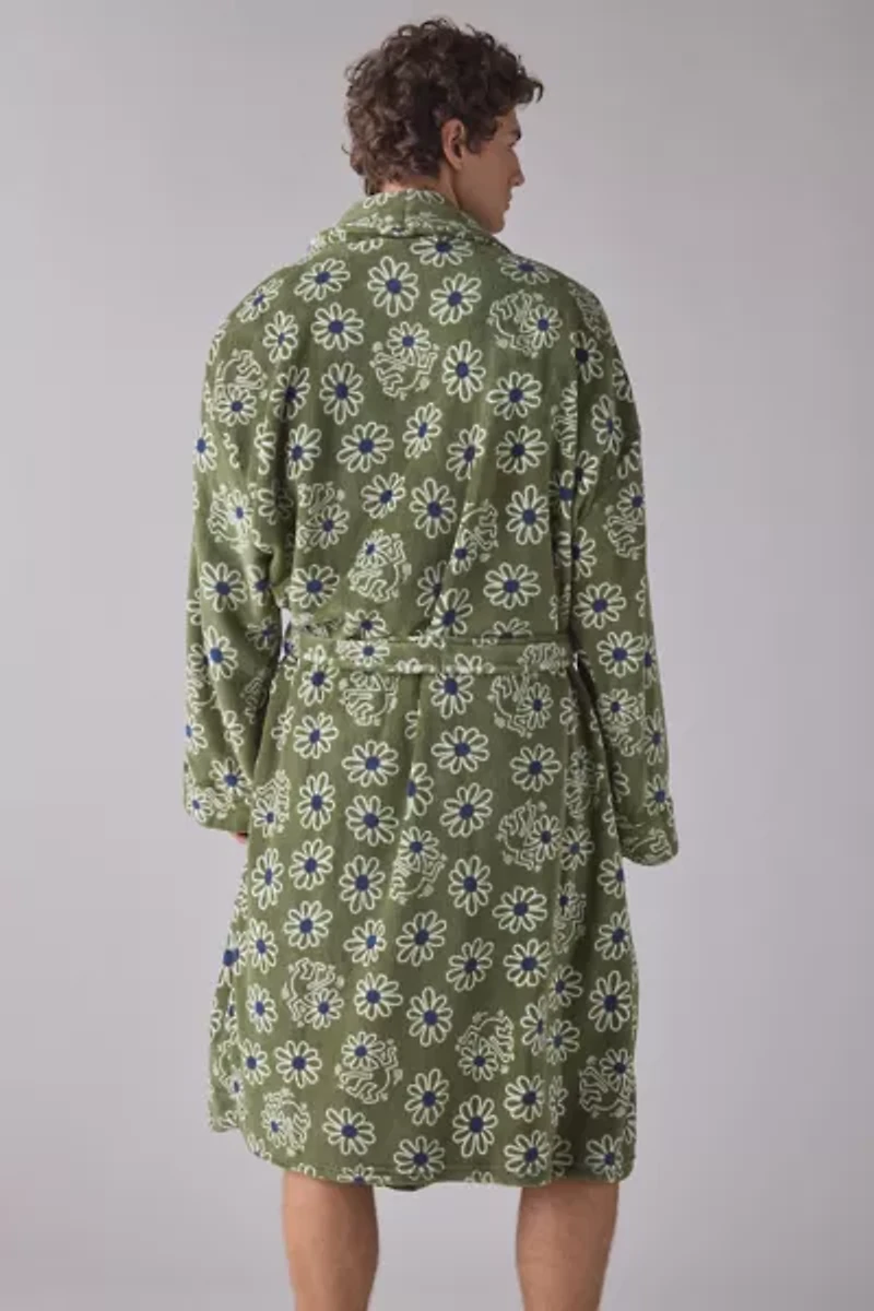 Keith Haring Flower Pattern Robe