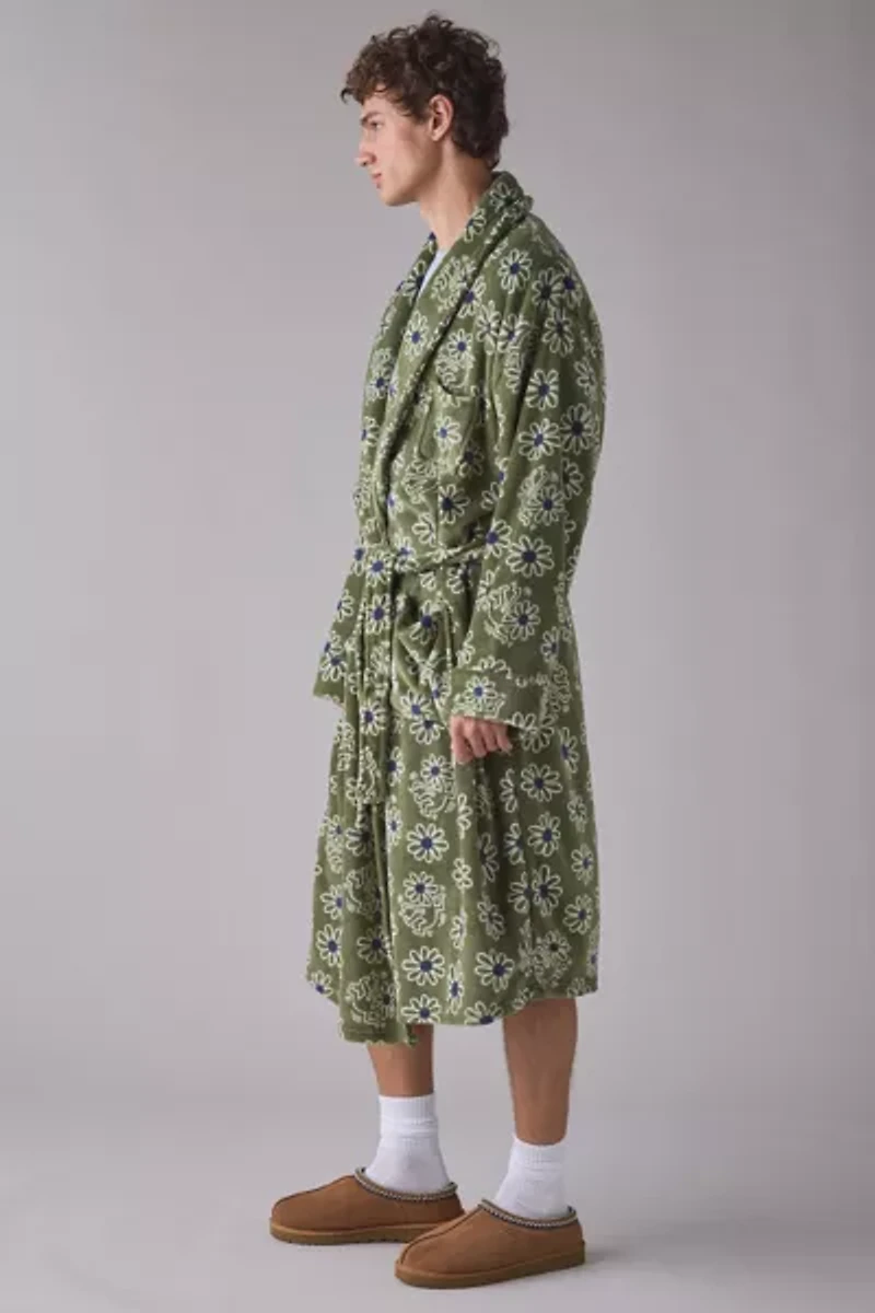 Keith Haring Flower Pattern Robe
