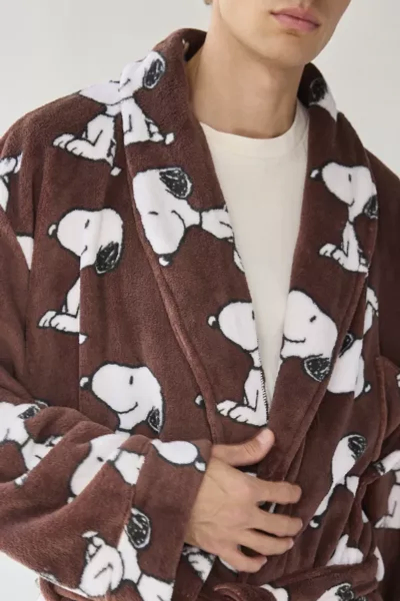 Peanuts Snoopy Pattern Lounge Robe