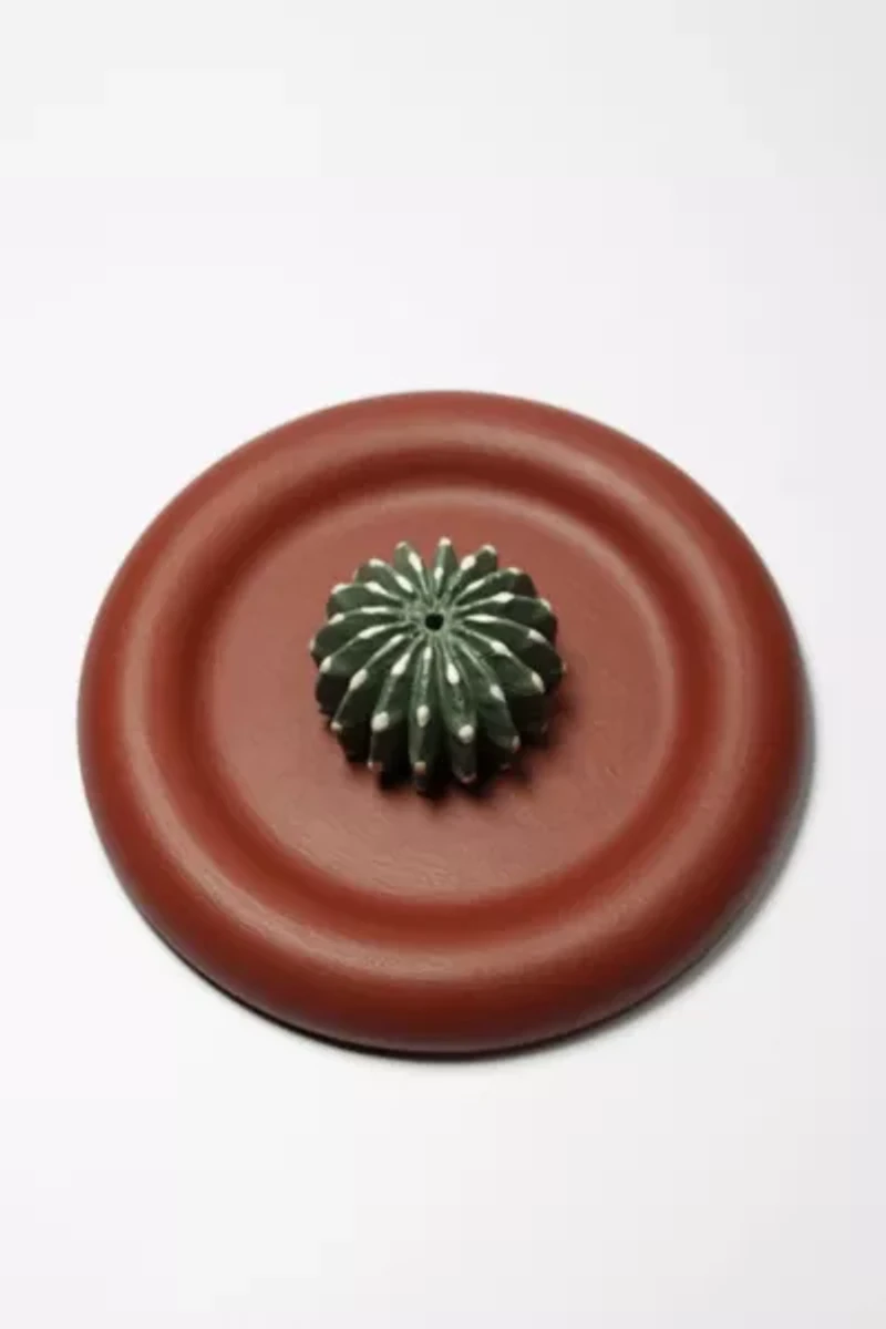 Acquired Taste Domino Cactus Incense Holder + Coaster