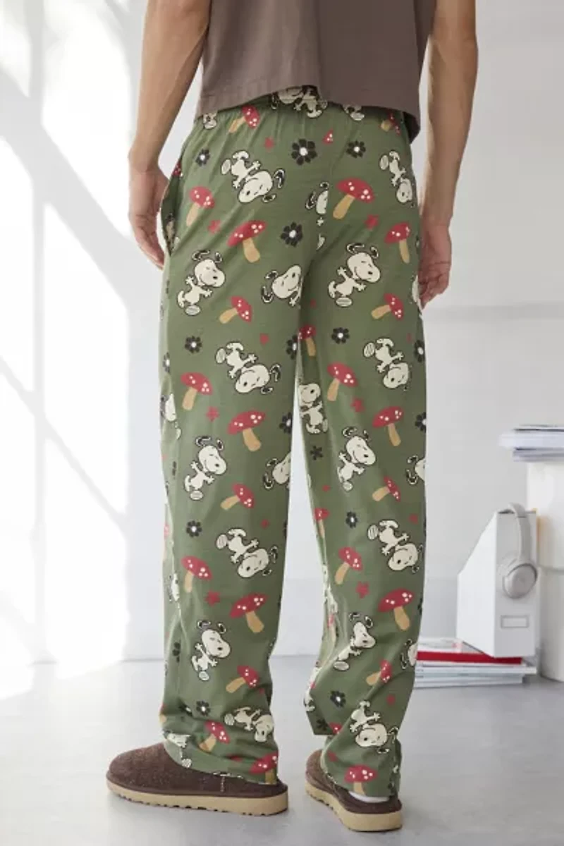 Peanuts Snoopy & Mushroom Pattern Lounge Pant
