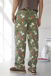 Peanuts Snoopy & Mushroom Pattern Lounge Pant