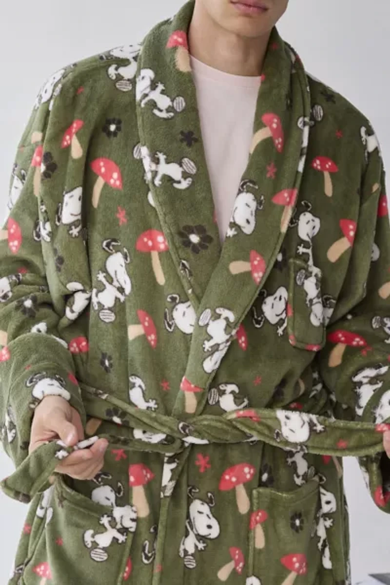 Snoopy & Mushroom Pattern Robe