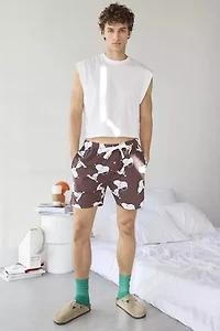 Snoopy Pattern Lounge Short