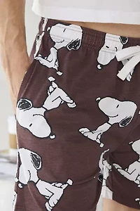 Snoopy Pattern Lounge Short