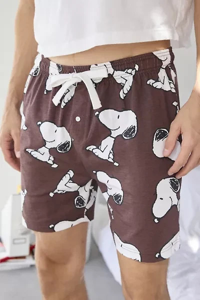 Snoopy Pattern Lounge Short
