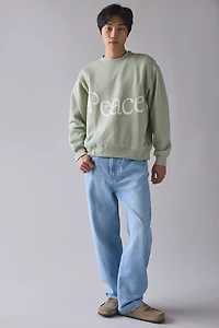 Museum Of Peace & Quiet Jumbo Wordmark Crew Neck Sweatshirt