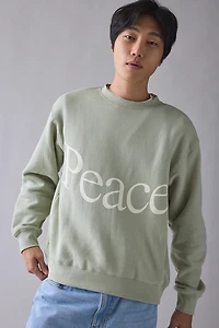 Museum Of Peace & Quiet Jumbo Wordmark Crew Neck Sweatshirt