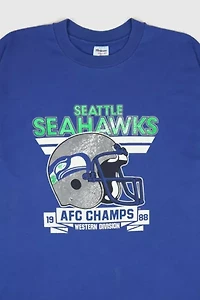 Vintage Seattle Seahawks 1988 AFC Champs Tee