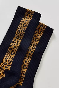 Mina Jacquard Knit Crew Sock