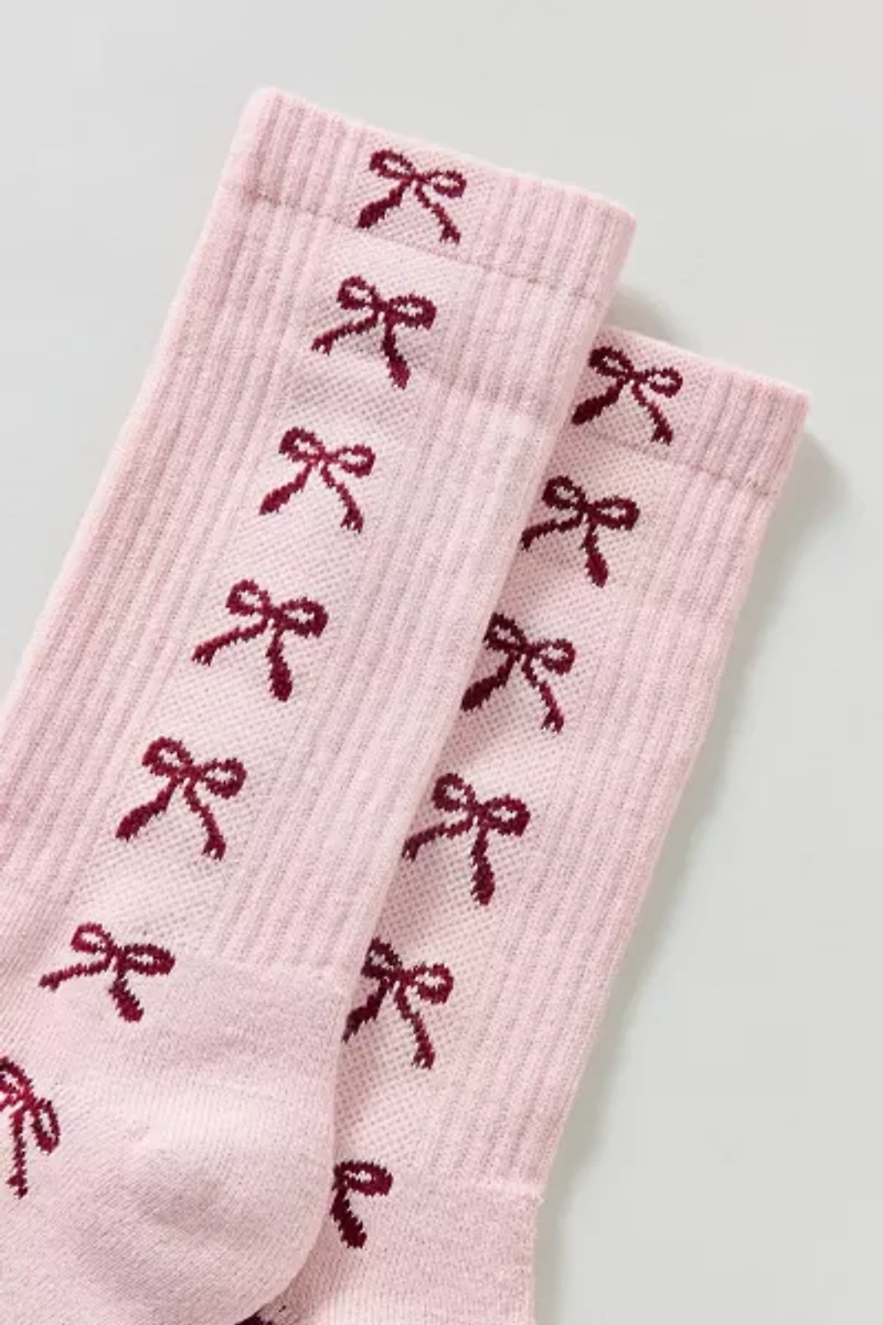 Mina Jacquard Knit Crew Sock