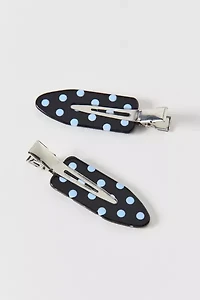 Patterned No Crease Hair Clip Set