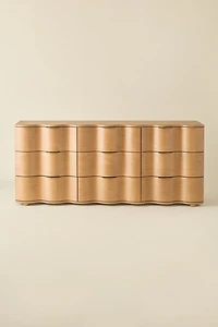 Aria 9-Drawer Wide Squiggle Dresser