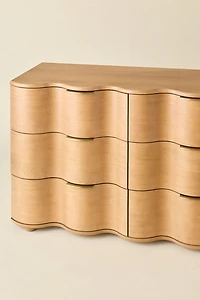 Aria 9-Drawer Wide Squiggle Dresser