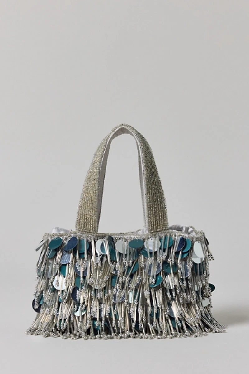 Silence + Noise Cierra Sequined Party Bag