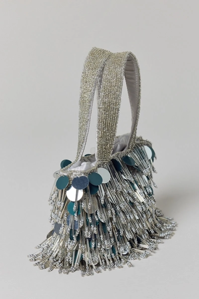 Silence + Noise Cierra Sequined Party Bag