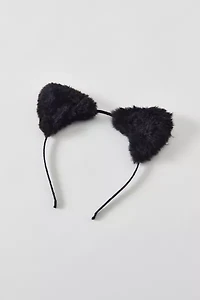 Faux Fur Cat Ears Headband
