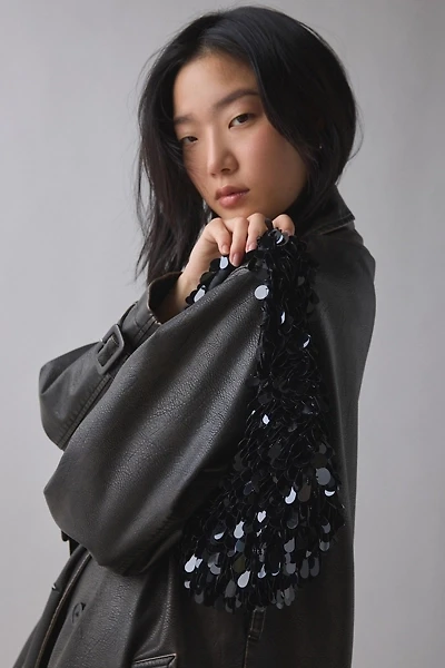 Silence + Noise Iris Sequined Party Bag