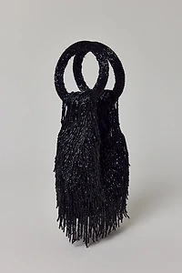 Silence + Noise Amaya Fringe Beaded Party Bag