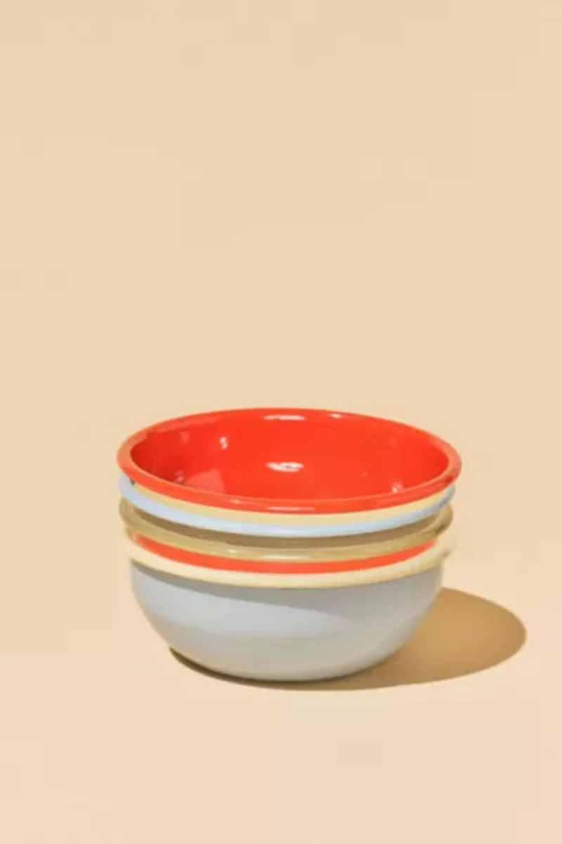 The Get Out Enamelware Bowl Set