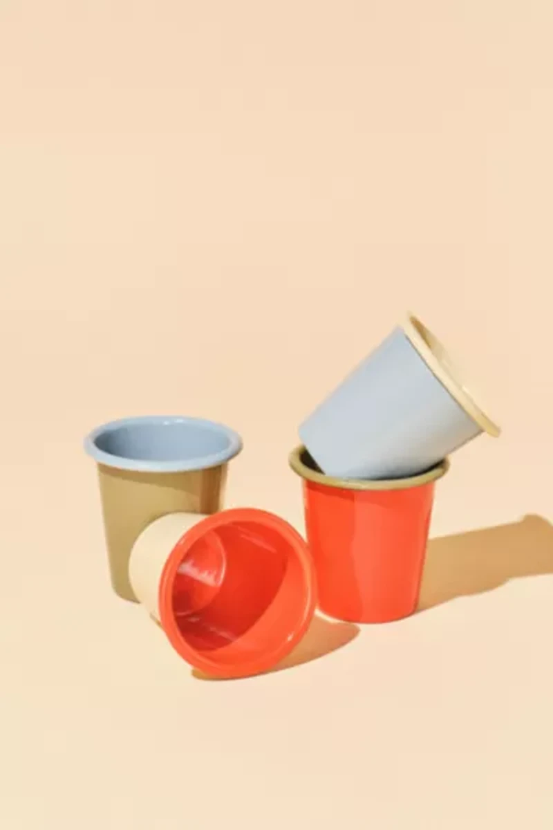 The Get Out Enamelware Tumbler Set