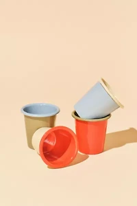 The Get Out Enamelware Tumbler Set