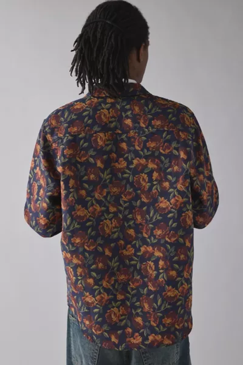 UO The Baggy Jacquard Dress Shirt